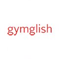 Logo Gymglish dans un cercle blanc